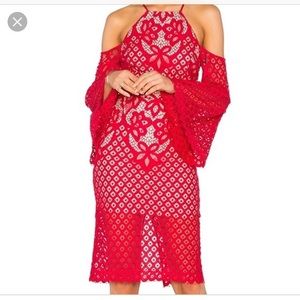 NWT Red lace dress
